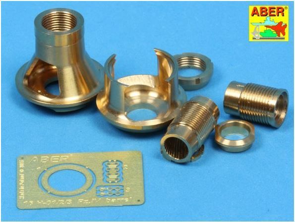 1:16 Final muzzle brake used on German 7,5cm barrel PzKpfw.IV, Ausf.H and J