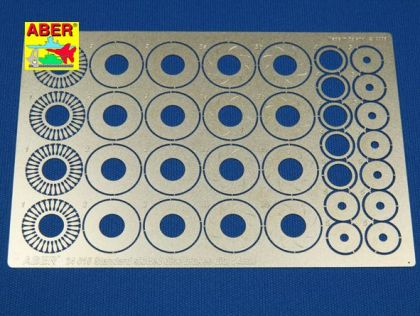 1:24 Standard slotted discs brakes dia. 14mm