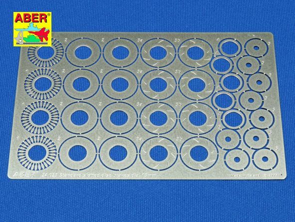1:24 Standard slotted discs brakes dia. 13mm