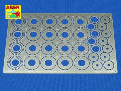 1:24 Standard slotted discs brakes dia. 13mm