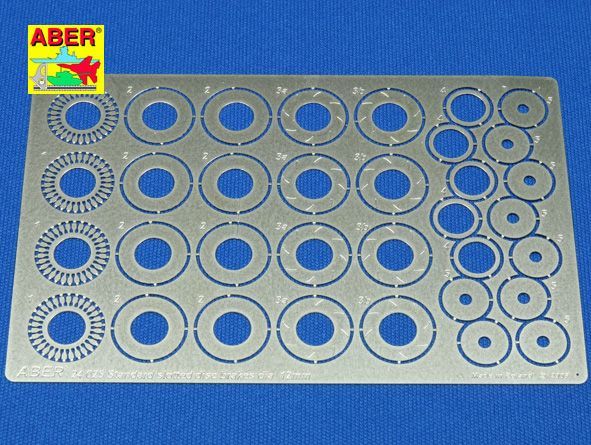 1:24 Standard slotted discs brakes dia. 12mm