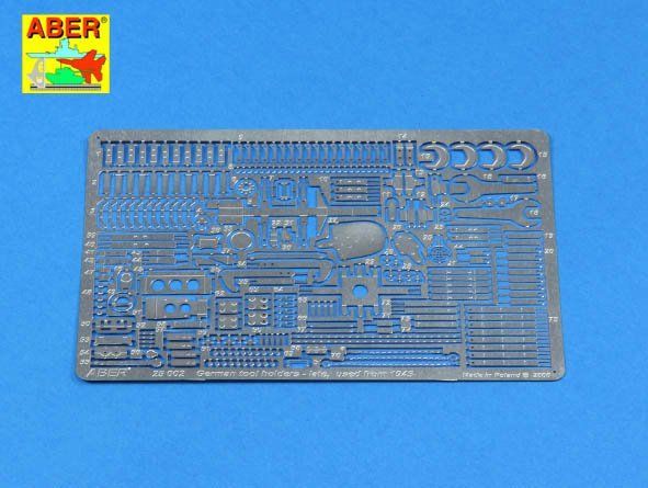 1:25 German tool holders - late used from 1943 1:25 scale model