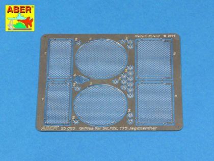 1:25 Grilles for german tank destroyer Sd.Kfz.173 Jagdpanther