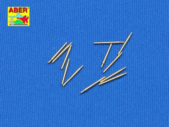 1:350 Set of 12 pcs 127 mm universale barrels for U.S. Navy ships