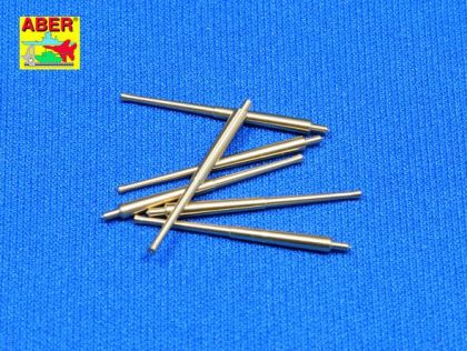 1:350 Set of 6 pcs 155 mm barrels for Japanese ships Yamato and Musashi
