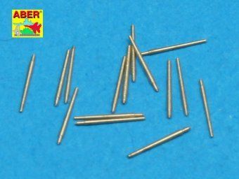 1:350 Set of 16 pcs 37 mm L/83 barrels SK C/30 for German ships