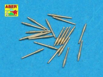 1:350 Set of 20 pcs 40 mm Bofors Mk.1 barrels for US Navy ships