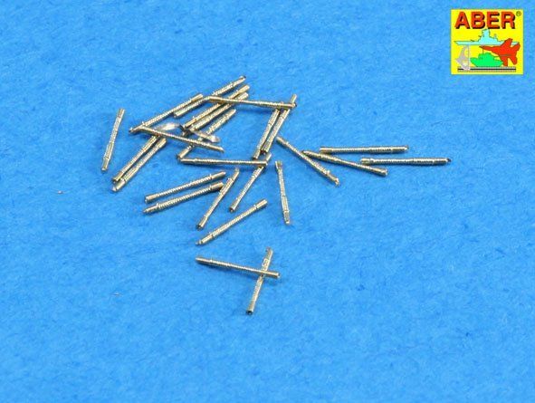1:350 Set of 20 pcs 13 mm type 93 A/A barrels for Japan Navy ships