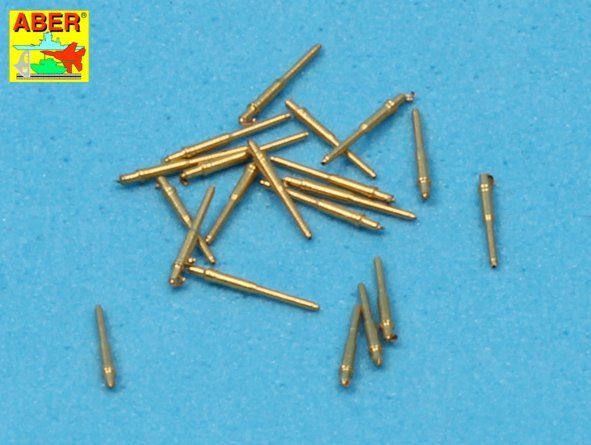 1:350 Set of 20 pcs 28 mm (1,1in) L/75Mk.1 barrels for US Navy ships