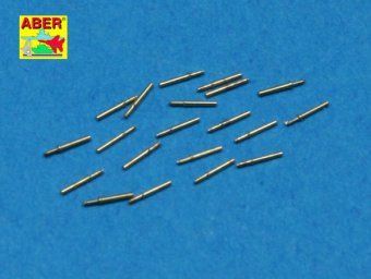 1:350 Set of 20 pcs 12,7 mm (0.5in) Browning barrels for US Navy ships