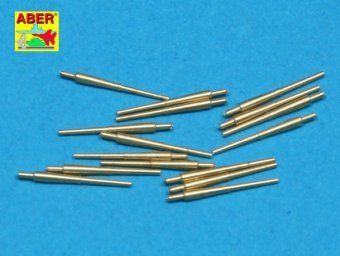 1:350 Set of 16 pcs 102 mm Q.F. Mk.XVI barrels for Royal Navy ships