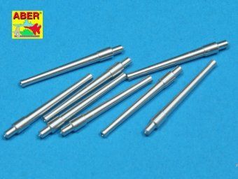 1:350 Set of 8 pcs 381mm (15in) L42 Mk.I short barrels for Hood, Repulse, Queen Elisabeth, Vanguard