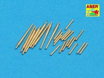 1:350 Set of 8 pcs 127 mm barrels with recoil for Japan ships