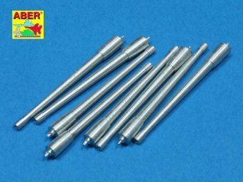 1:350 Set of 8 pcs 380 mm long barrels for ships Richeulieu, Jean Bart