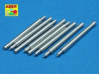 1:350 Set of 8 pcs 380 mm short barrels for ships Richeulieu, Jean Bart