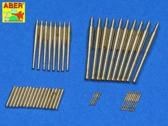 1:350 Set of barrels for Japan Heavy Cruiser Mogami (1942)