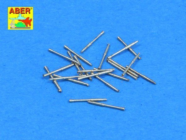 1:350 Set of 20 pcs 37 mm/54 Breda gun barrels for Italian Navy ships