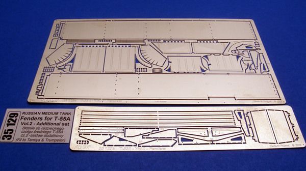 1:35 Fenders for Russian medium tank T-55A - vol. 2 - additional set