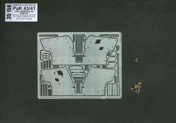 1:35 German 88 mm Anti-tank gun PaK 43/41 - vol. 2 - additional set - armour