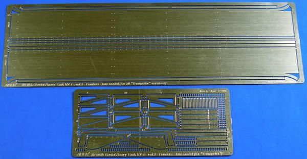 1:35 Russian heavy tank KV-1 - vol.3 - additional set - fenders, late model