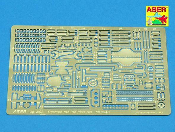 1:35 German tool holders set till 1943