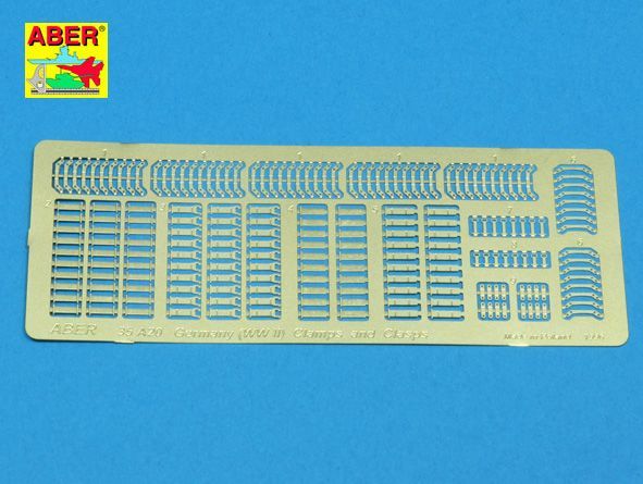 1:35 Movable clamps and clasps for german WW II vehicles (1 choice)