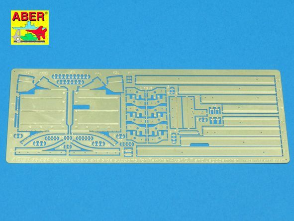 1:35 Front fenders and side supports for german tank Panther Ausf.G/F and self-proppeled gun Jagdpan