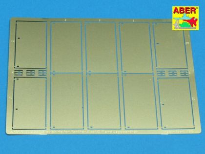 1:35 Side skirts for Panther Ausf.G, Jagdpanther