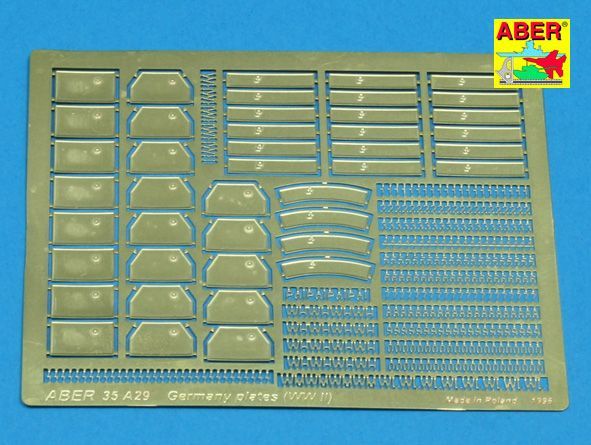 1:35 Germany plates (WWII)