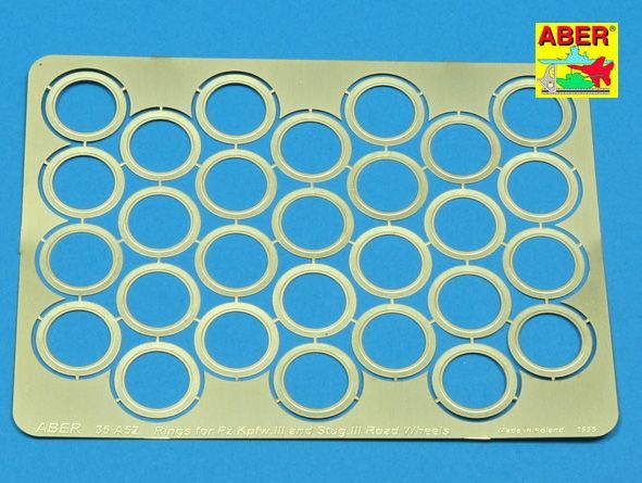 1:35 Rings between road wheels for Pz.Kpfw.III and Stug.III