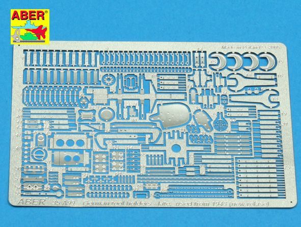 1:35 German tool holders late used from 1943 (new relase)