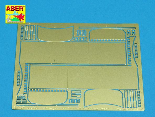 1:35 Turret side stowage bins for german tank Pz.Kpfw. VI Ausf.E - Initial production model