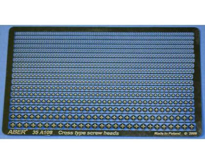 1:35 Cross type screw heads