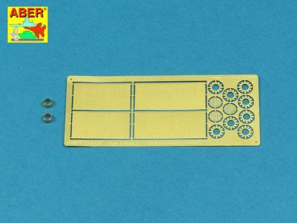 1:35 Feifel air cleaners tubes for early Tiger I, Ausf.E (Sd.Kfz.181)