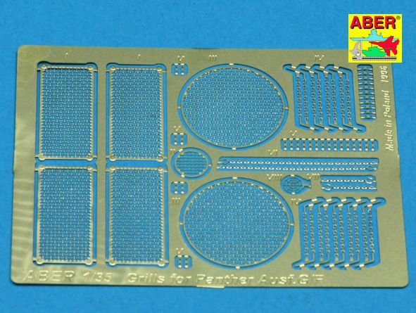 1:35 Grilles for german tank PzKpfw V Ausf.G/F ''Panther'' (Sd.Kfz.181)