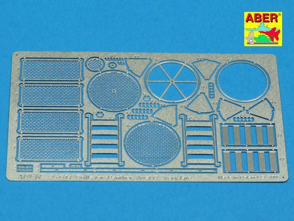 1:35 Grilles for german tank Sd.Kfz.171 Panther, Ausf.G late model