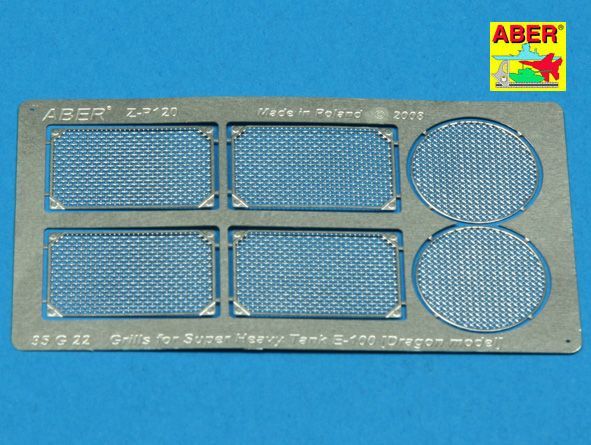 1:35 Grilles for german super heavy tank E-100