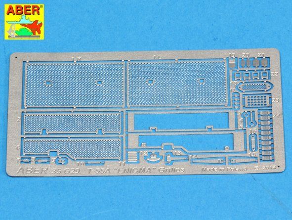 1:35 Grilles for Russian Tank T-55A also for T-55 ENIGMA