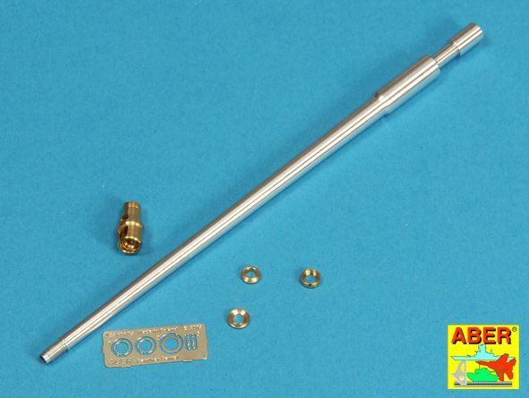 1:35 German 7,5cmKwK42L/70 gun barrel with muzzle brake for Panther Ausf. G Late or Panther II