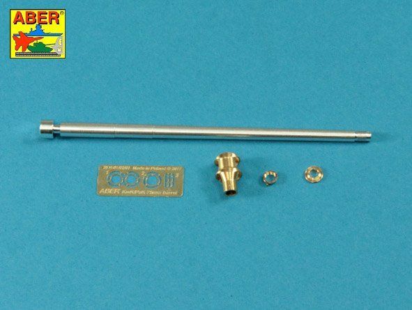 1:35 German 75 mm Barrel for Kwk 40 L/48 with early model muzzle brake
