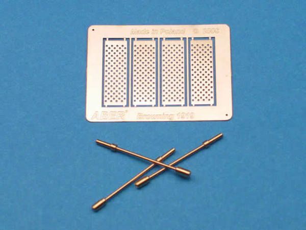 1:35 Set of 3 U.S. cal .30 barrels for machine guns Browning M-1919 A4