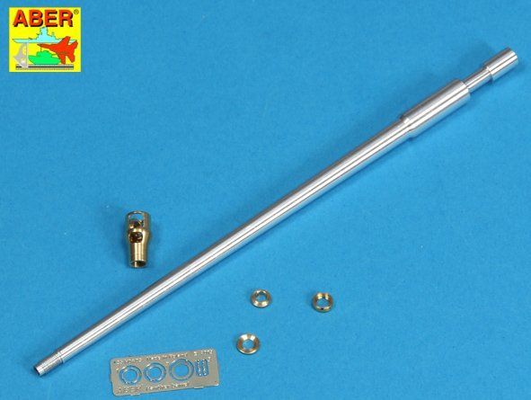 1:35 German 7,5cmKwK42L/70 gun barrel with muzzle brake for Panther Ausf. G Late production