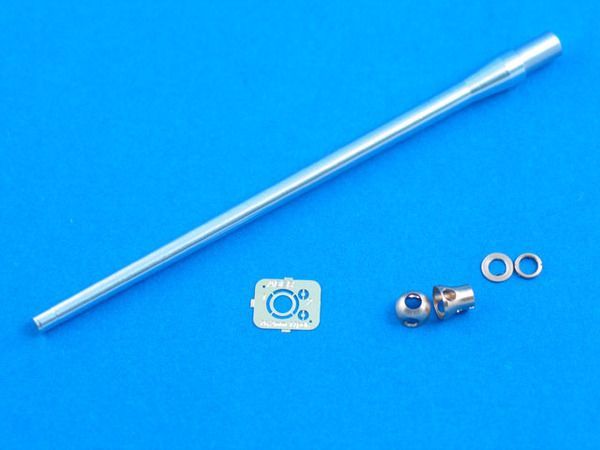 1:35 76,2mm Ordinance Q.F. 3-in. 17 PDR. Mk. IV barrel with muzzle brake