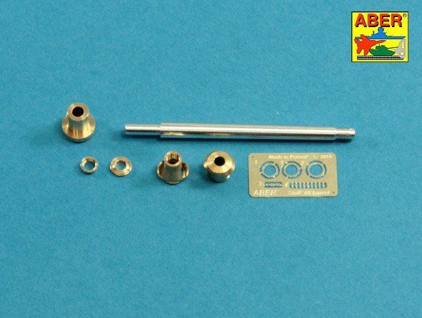 1:35 German StuK.40 L/48 7,5 cm Barrel with middle muzzle brake