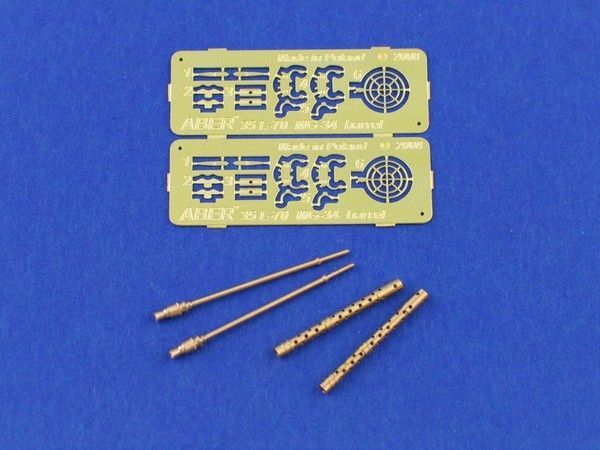 1:35 Set of 2 barrels for German machine guns MG34