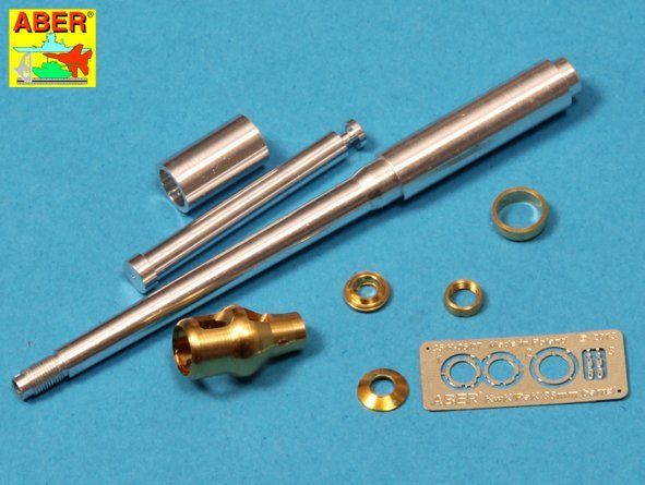 1:35 88mm KwK36/L56 barrel for German Tank Tiger I, Ausf. E - with early muzzle brake