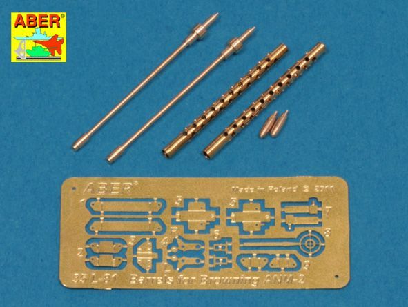 1:35 Set of 2 standard barrels for U.S aircraft machine guns cal .50 Browning ANM2