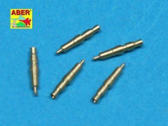1:35 Set of 5 pcs. German Tank MG 34 machine guns tips barrels for turret mount