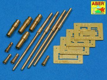 1:35 Set of 4 German 2cm L/65 gun barrel for Flakvierling 38