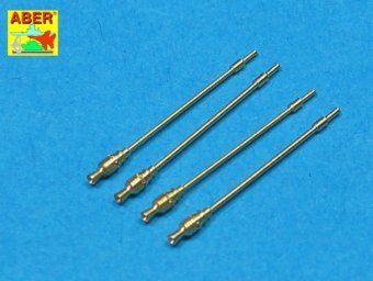 1:35 Set of 4 barrels for german machine guns MG42 without jacket